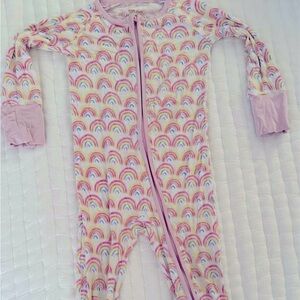 Little Sleepies Rainbow Girl Zippy 6-12m